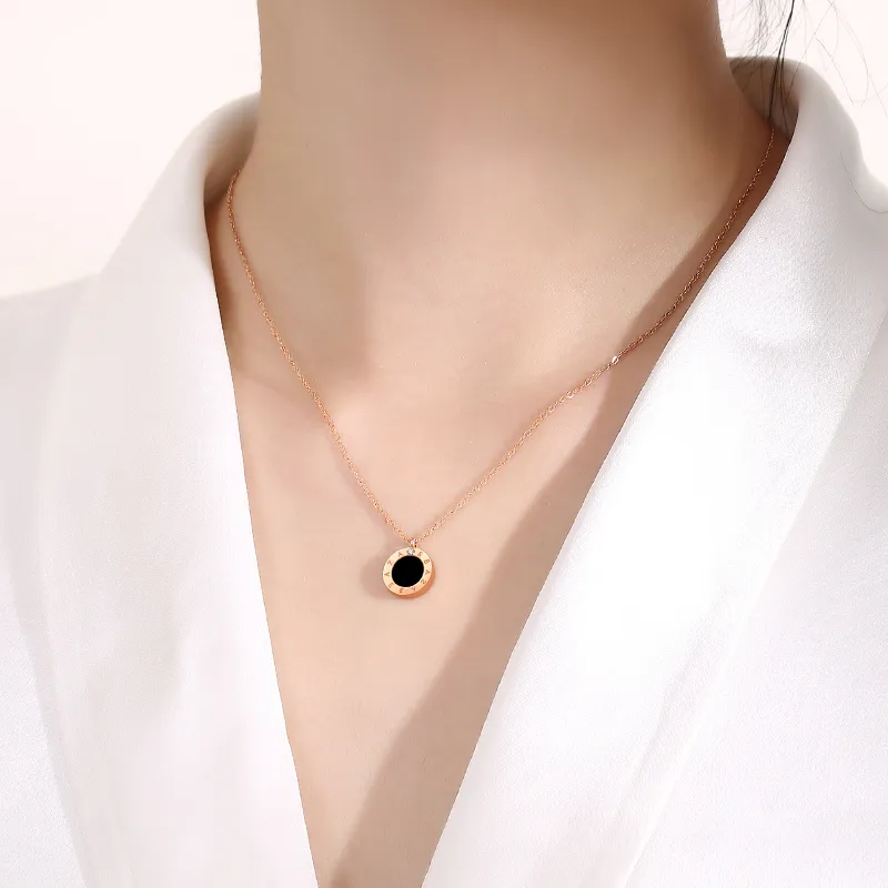 CENTURY&KINDLE 316L Titanium Steel Necklaces Women's-5