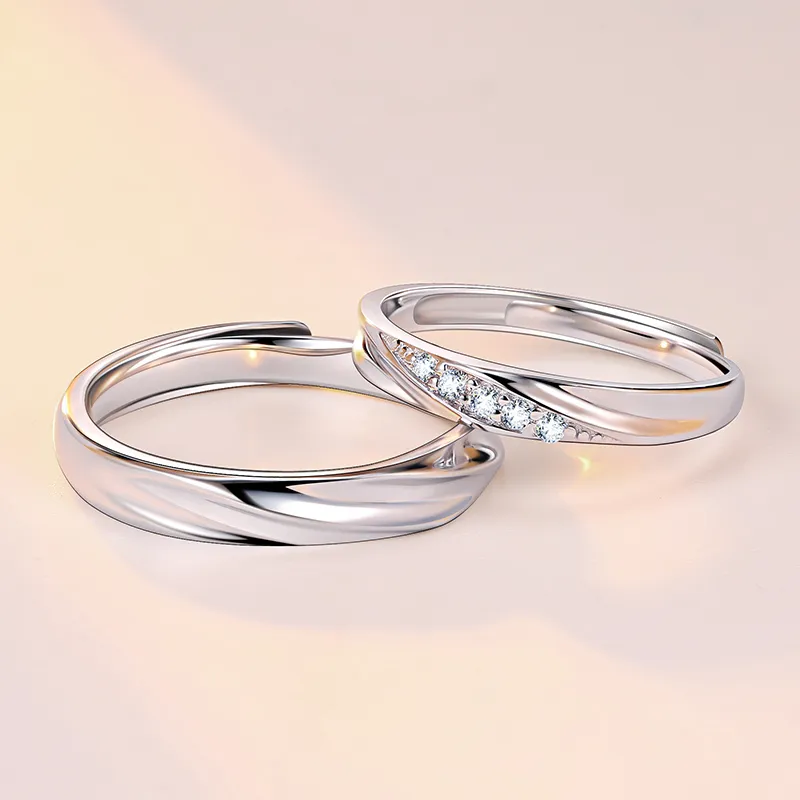 CENTURY&KINDLE S925 Silver Rings Unisex-15