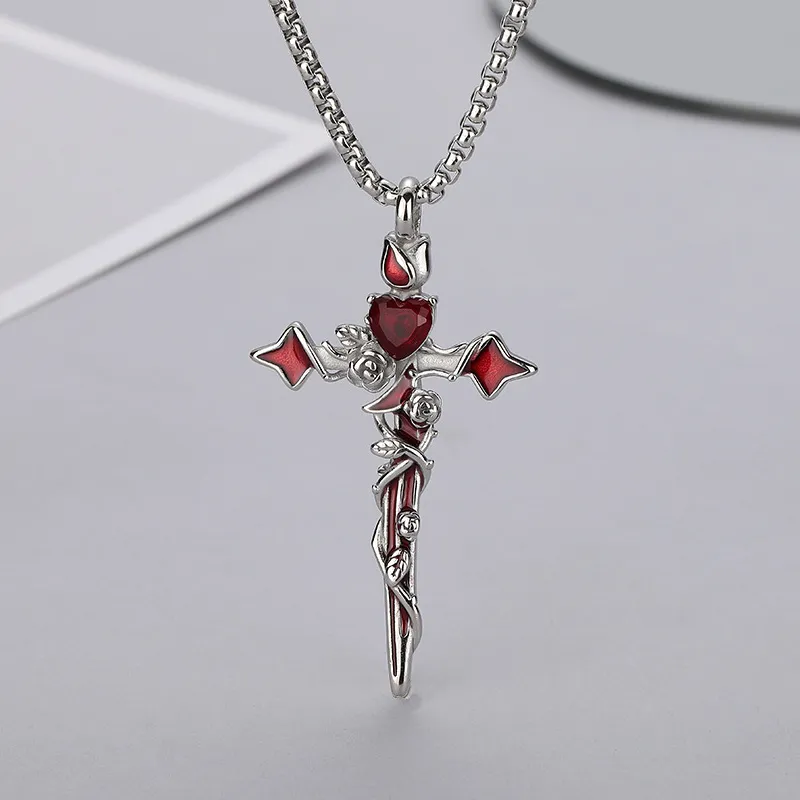 CENTURY&KINDLE Titanium Steel Necklaces Unisex-1