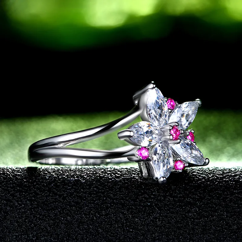 CENTURY&KINDLE S925 Silver Rings Women's-6