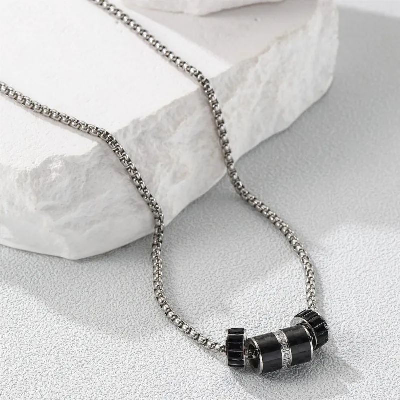 CENTURY&KINDLE Titanium Steel Necklaces Unisex-1