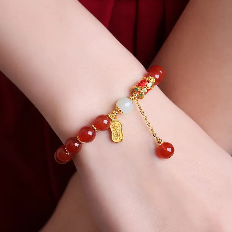 CENTURY&KINDLE Agate Bracelets Women's-3