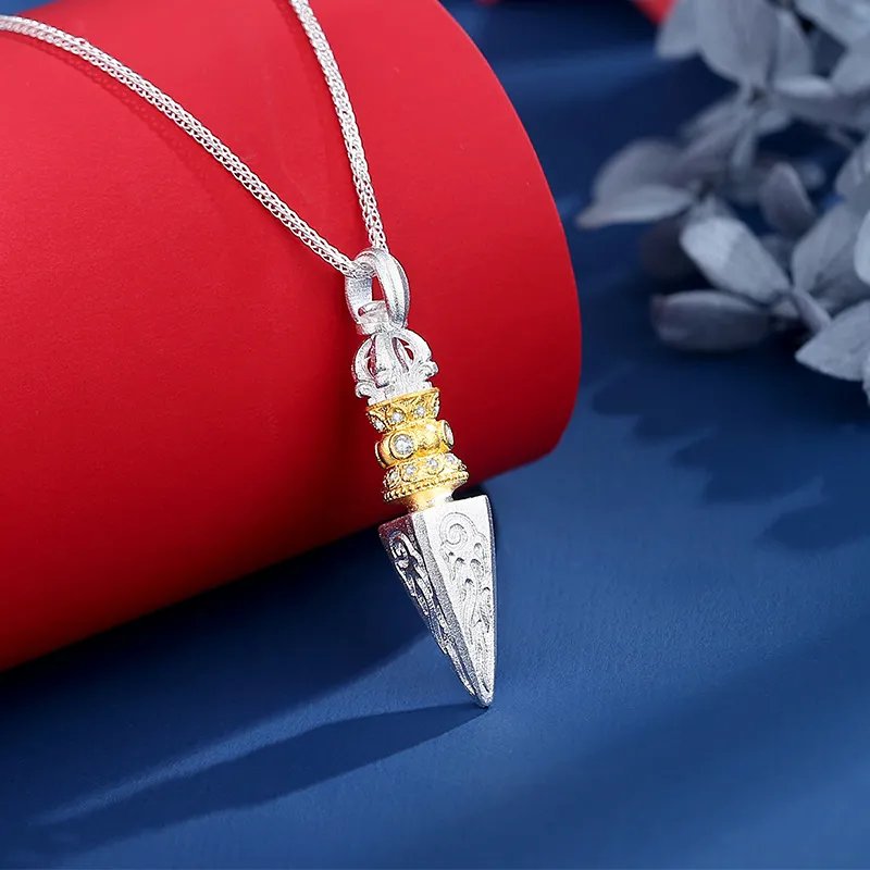 CENTURY&KINDLE 999 Fine Silver Necklaces Unisex-4