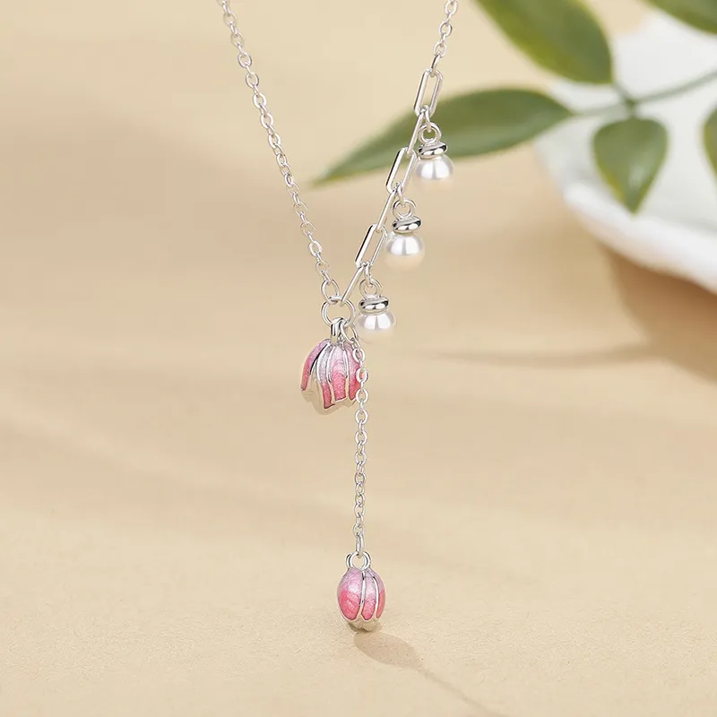 CENTURY&KINDLE S925 Silver Necklaces Women's-2