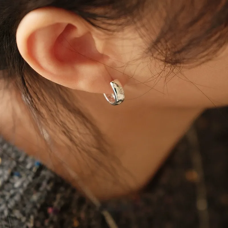 CENTURY&KINDLE S925 Silver Earrings Women's-2