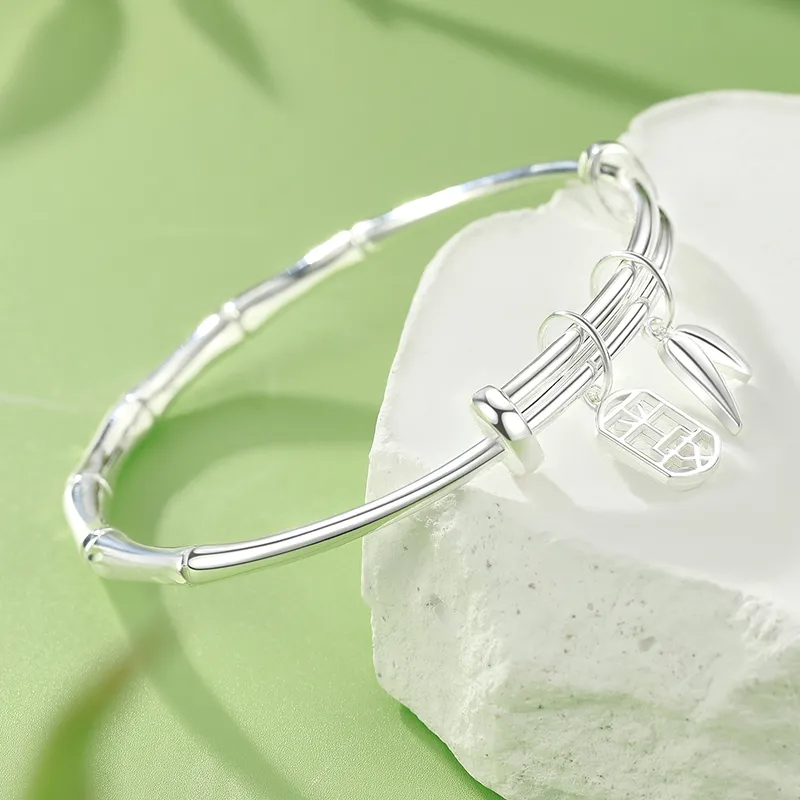 CENTURY&KINDLE 999 Fine Silver Sterling Silver Bracelets Women's-2