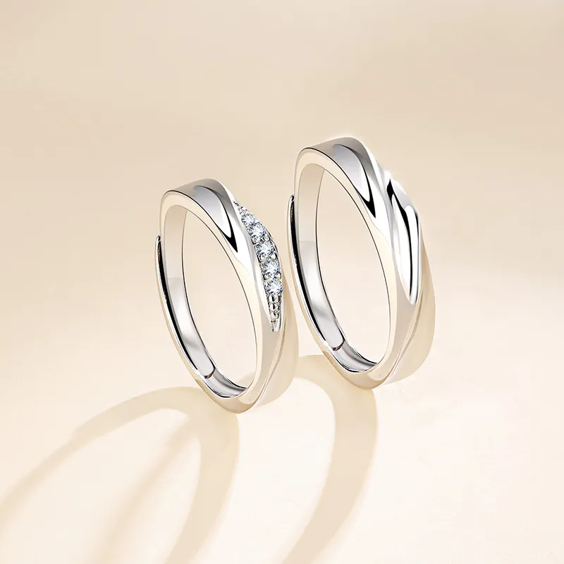 CENTURY&KINDLE S925 Silver Rings Unisex-13