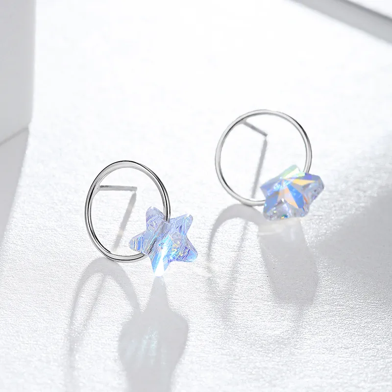 CENTURY&KINDLE S925 Silver Earrings Women's-5