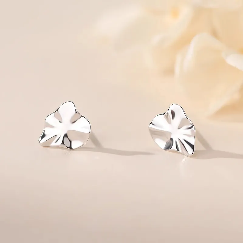 CENTURY&KINDLE S925 Silver Stud Earrings Women's-2