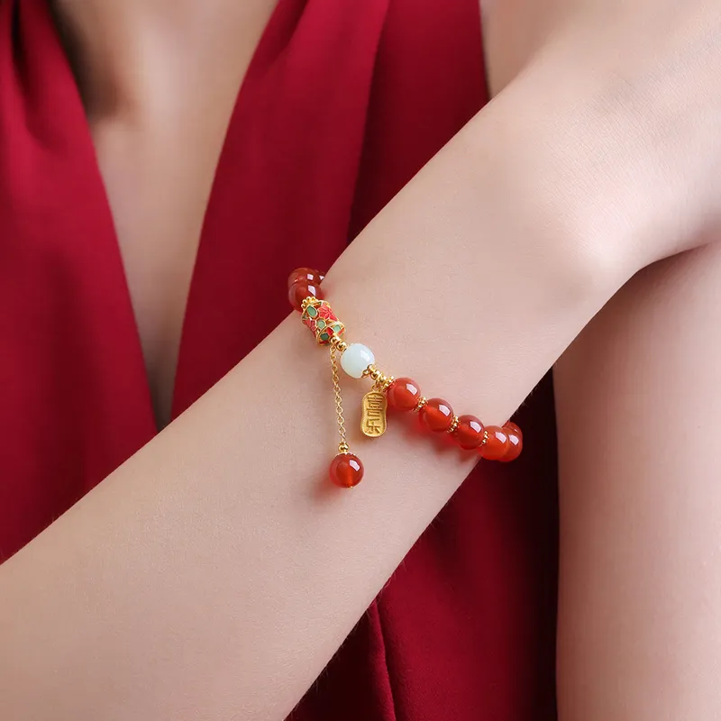 CENTURY&KINDLE Agate Bracelets Women's-2