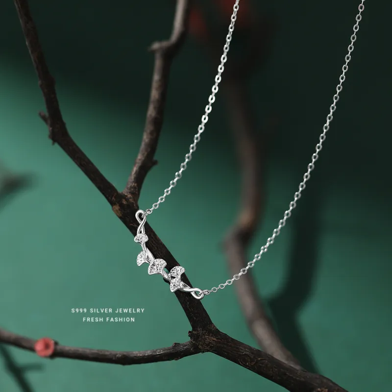 CENTURY&KINDLE 925 Sterling Silver Necklaces Women's-1