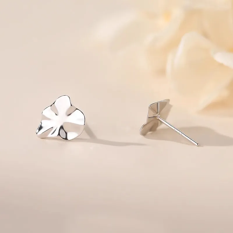 CENTURY&KINDLE S925 Silver Stud Earrings Women's-3