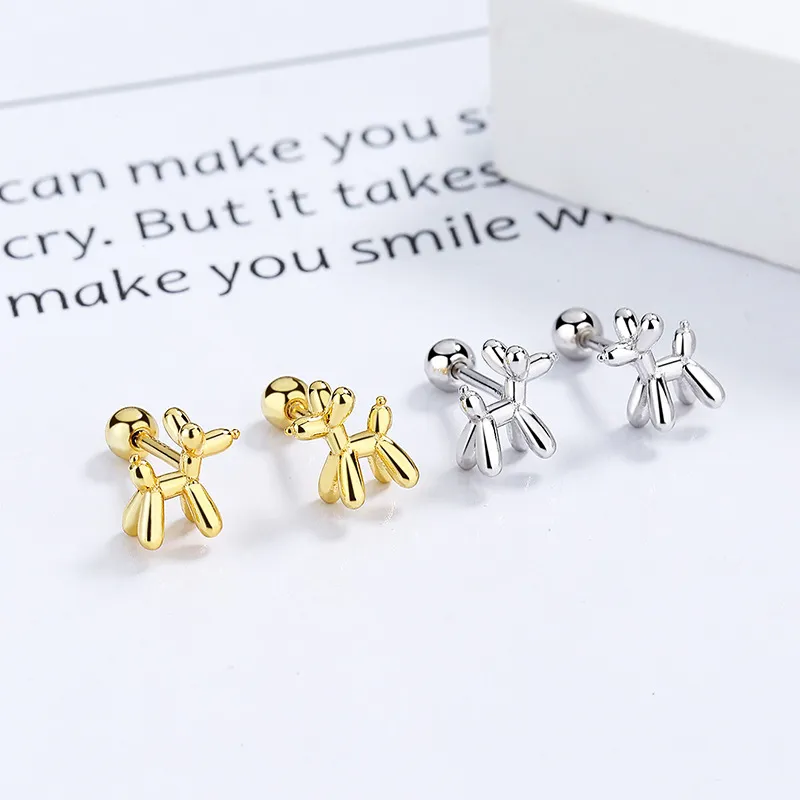CENTURY&KINDLE S925 Silver Stud Earrings Women's-4