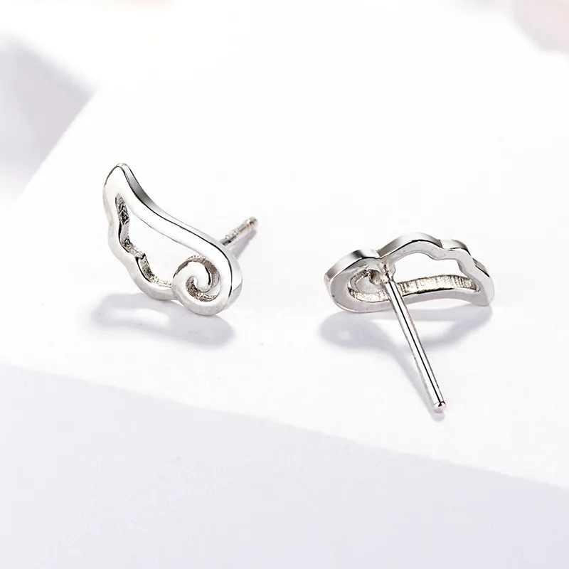CENTURY&KINDLE S925 Silver Stud Earrings Women's-4