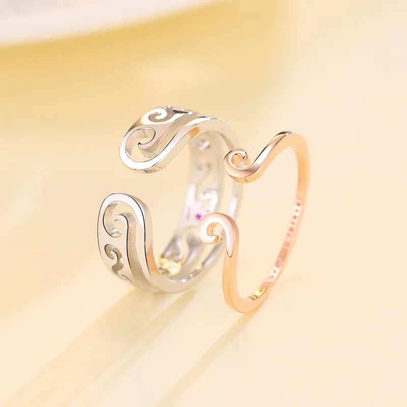 CENTURY&KINDLE S925 Silver Rings Unisex-3