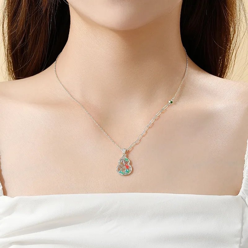 CENTURY&KINDLE 925 Sterling Silver Necklaces Women's-1