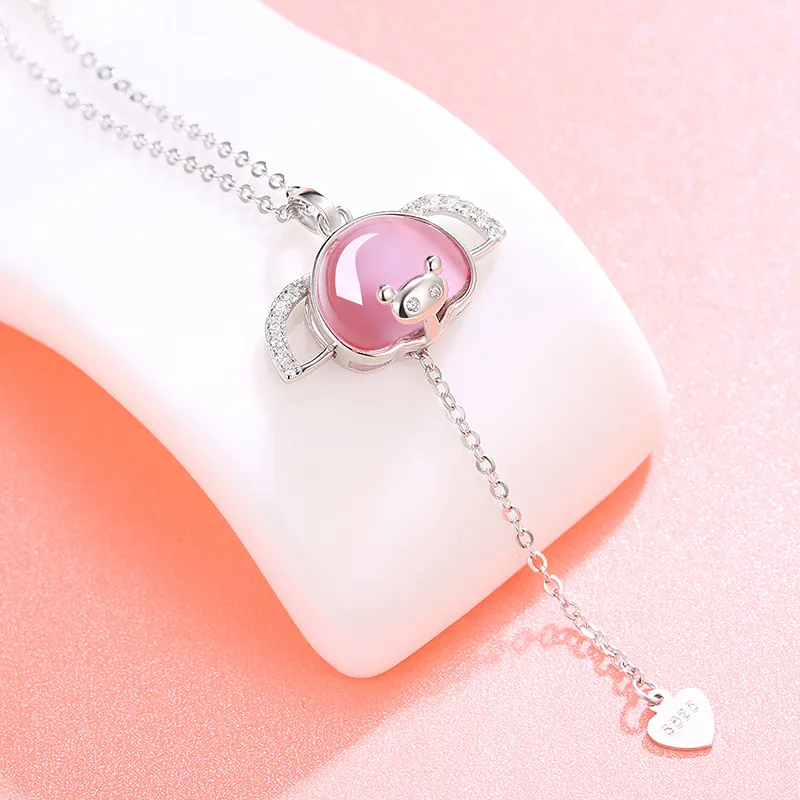 CENTURY&KINDLE S925 Silver Necklaces Women's-6