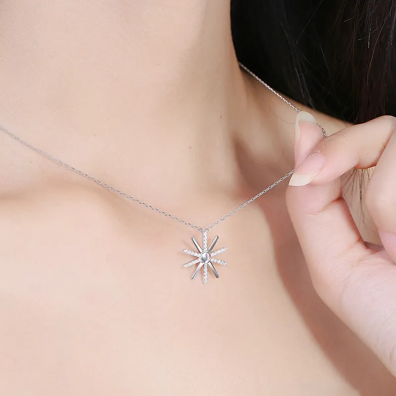 CENTURY&KINDLE S925 Silver Necklaces Women's-3