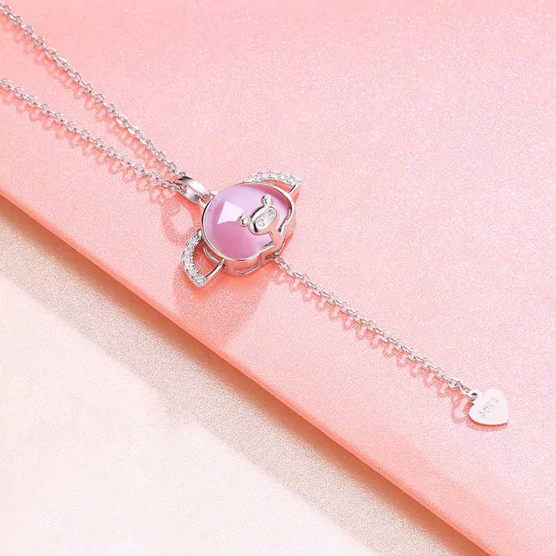 CENTURY&KINDLE S925 Silver Necklaces Women's-2