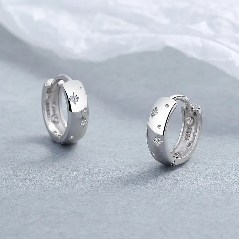 CENTURY&KINDLE S925 Silver Earrings Women's-1