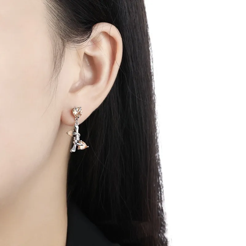CENTURY&KINDLE Copper Earrings Women's-3