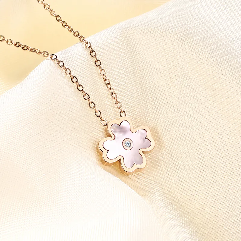 CENTURY&KINDLE 316L Titanium Steel Necklaces Women's-7