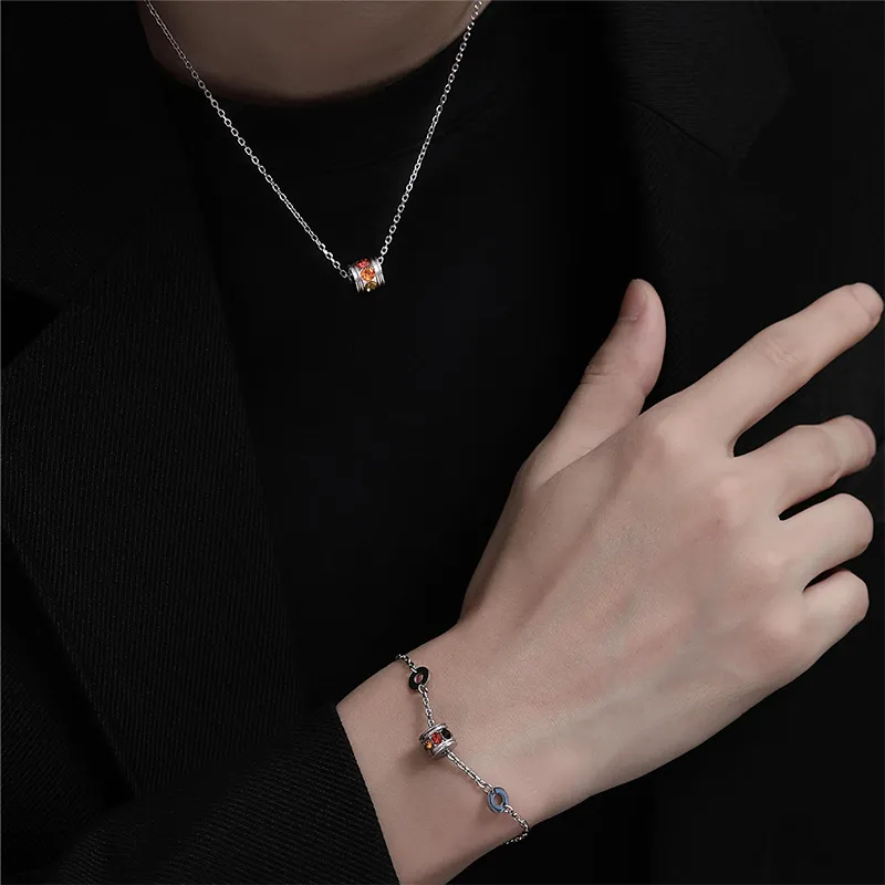 CENTURY&KINDLE Titanium Steel Necklaces Unisex-5