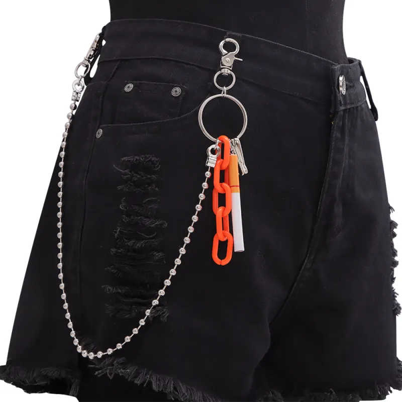 CENTURY&KINDLE Metal Pants Chains Unisex-3