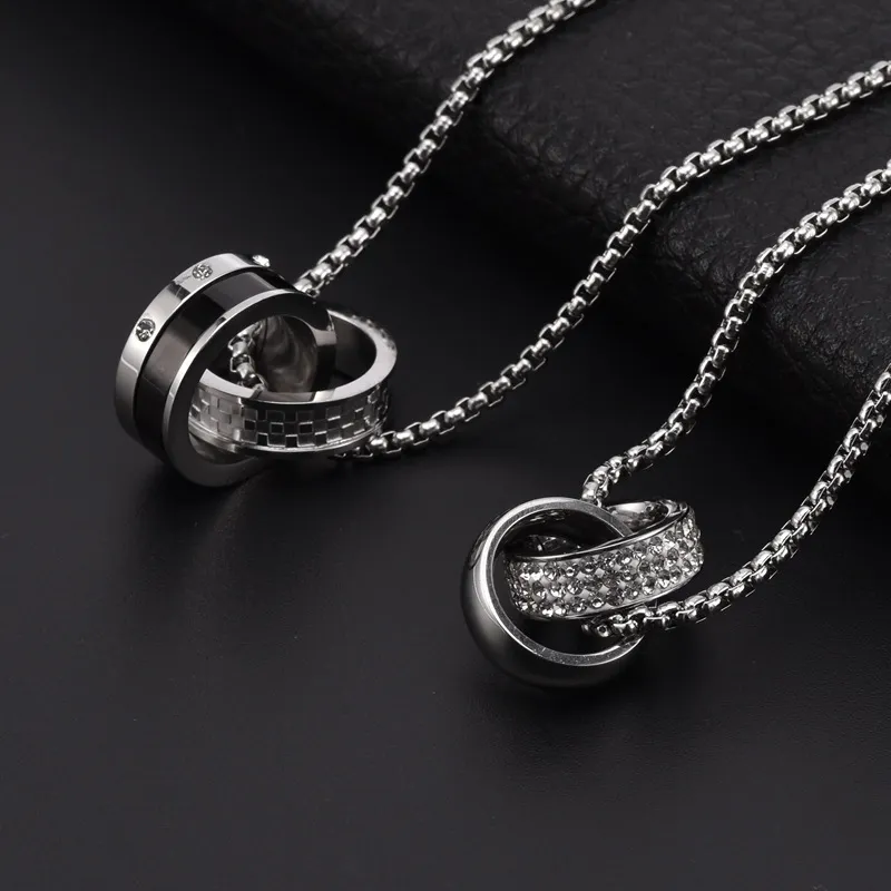 CENTURY&KINDLE Titanium Steel Necklaces Unisex-2