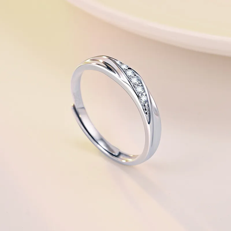 CENTURY&KINDLE S925 Silver Rings Unisex-8