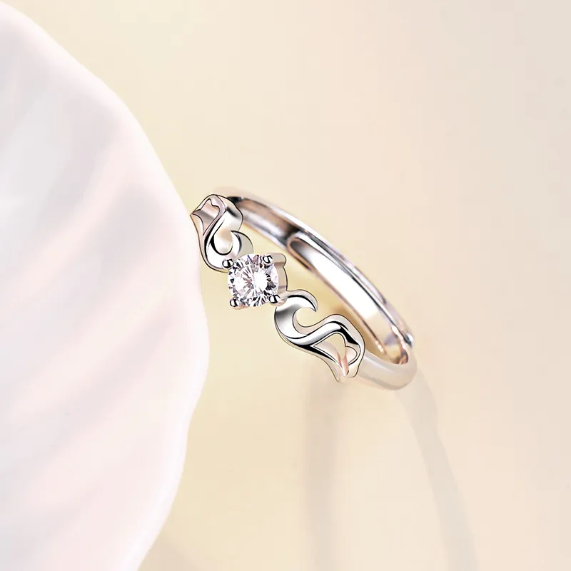 CENTURY&KINDLE S925 Silver Rings Unisex-7