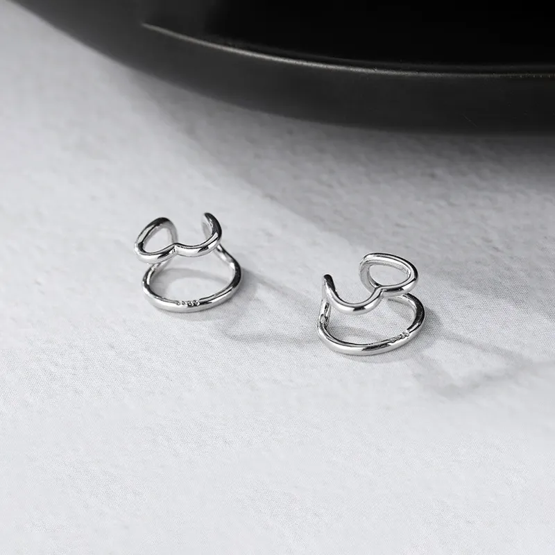 CENTURY&KINDLE S925 Silver Clip On Earrings Women's-6