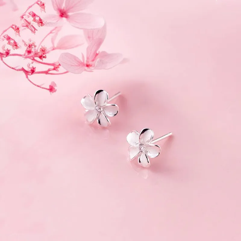 CENTURY&KINDLE S925 Silver Stud Earrings Women's-6