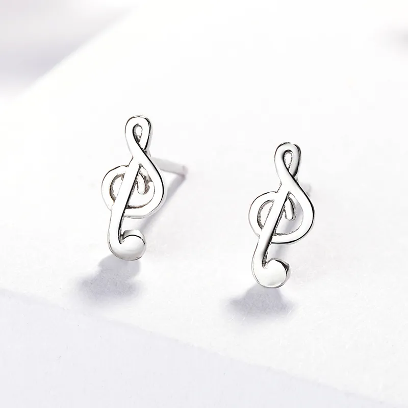 CENTURY&KINDLE S925 Silver Stud Earrings Women's-1