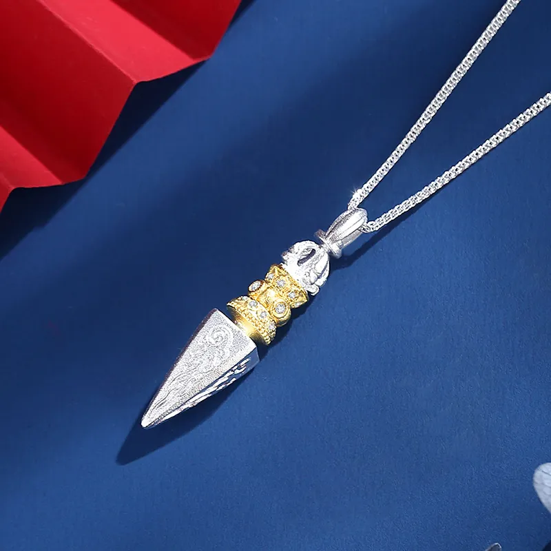 CENTURY&KINDLE 999 Fine Silver Necklaces Unisex-3