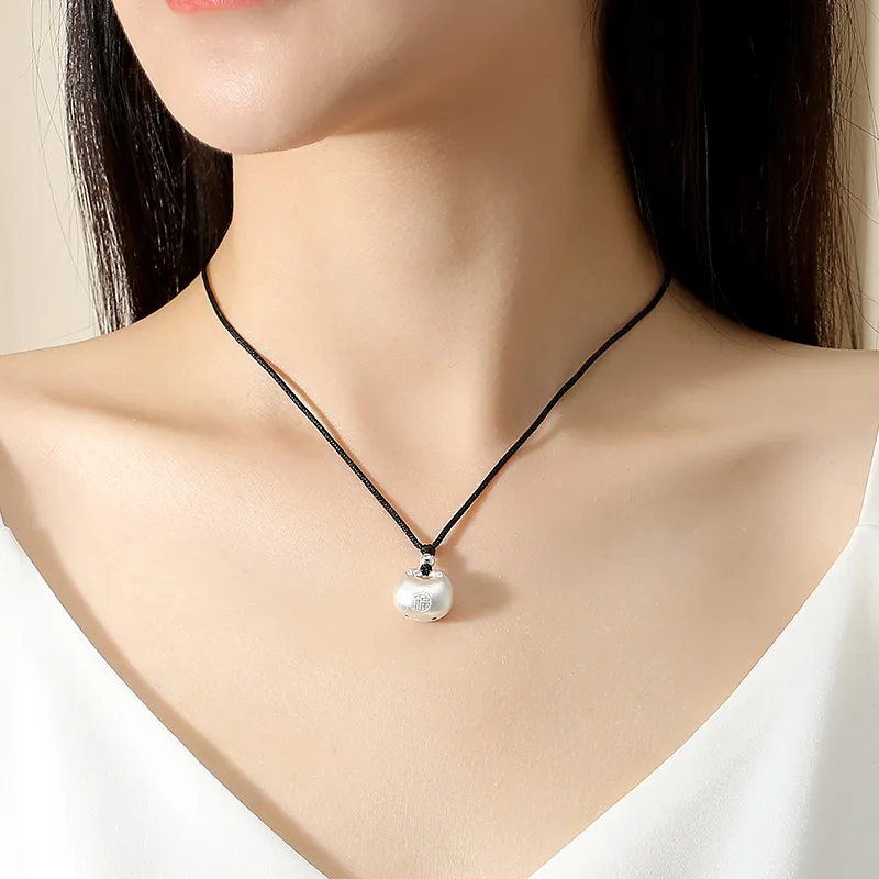 CENTURY&KINDLE 999 Fine Silver Necklaces Women's-3