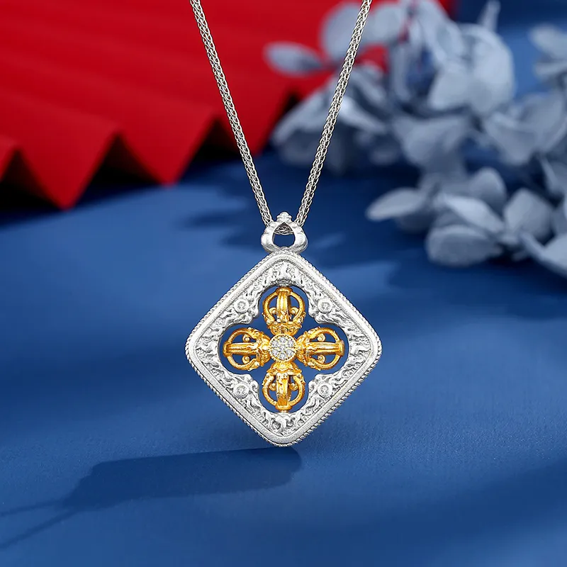 CENTURY&KINDLE 999 Fine Silver Sterling Silver Necklaces Women's-1