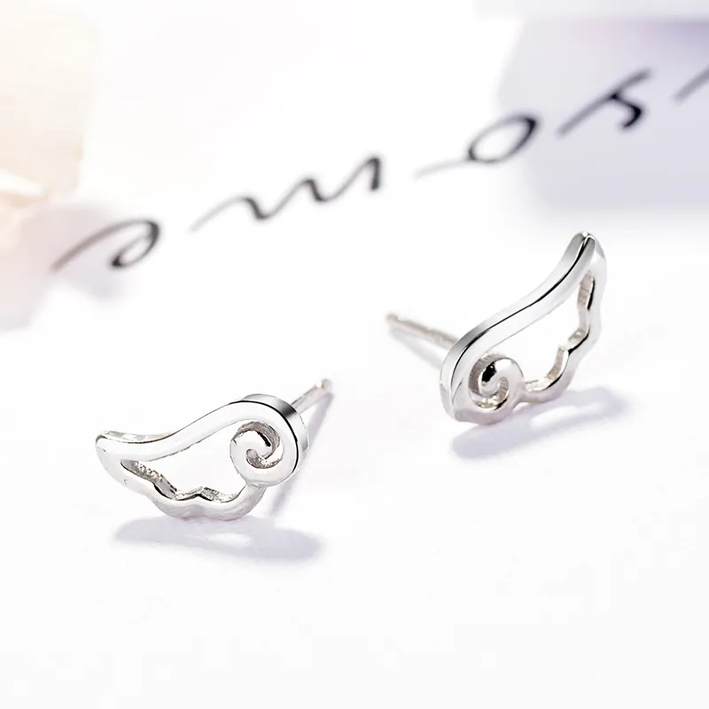 CENTURY&KINDLE S925 Silver Stud Earrings Women's-5