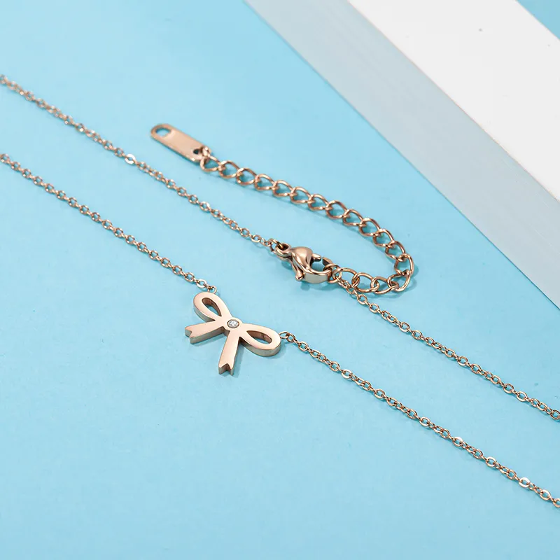 CENTURY&KINDLE 316L Titanium Steel Necklaces Women's-3