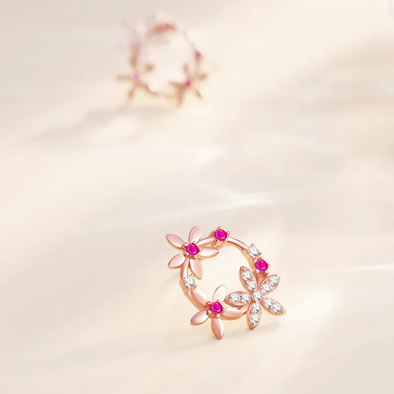 CENTURY&KINDLE S925 Silver Stud Earrings Women's-7