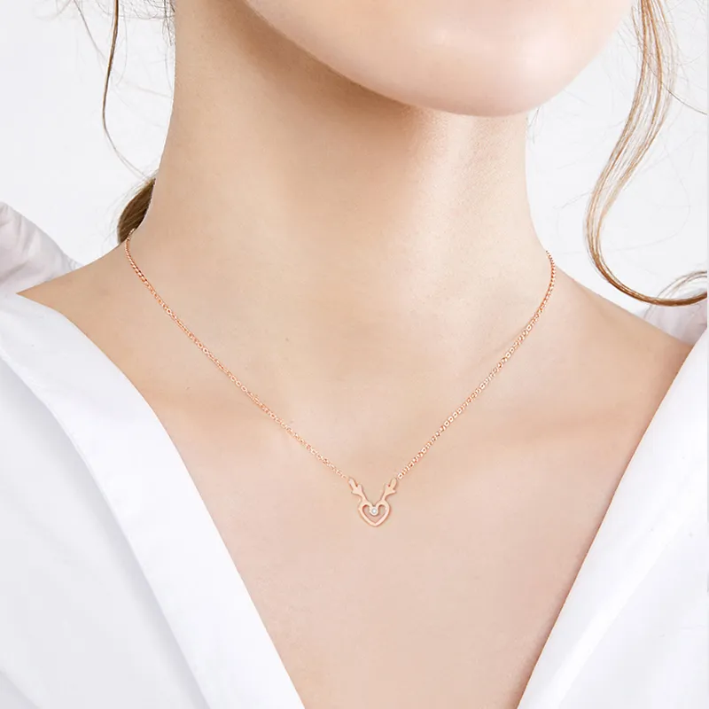 CENTURY&KINDLE 316L Titanium Steel Necklaces Women's-1