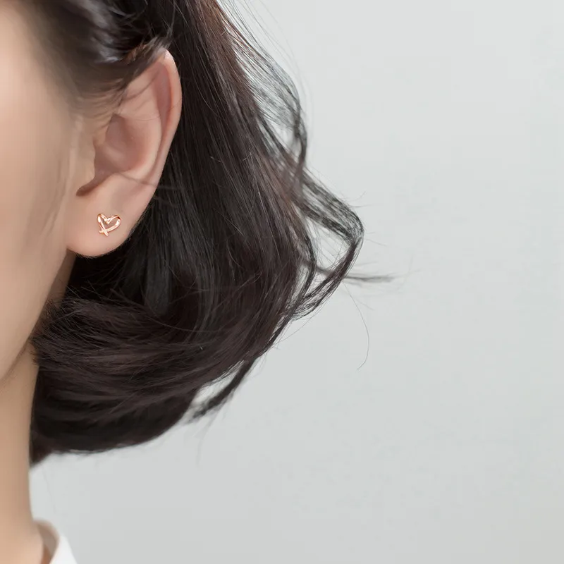 CENTURY&KINDLE S925 Silver Stud Earrings Women's-7