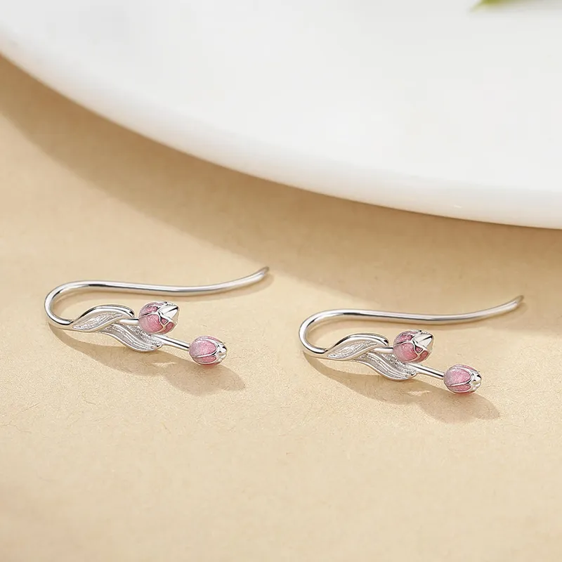 CENTURY&KINDLE S925 Silver Earrings Women's-3