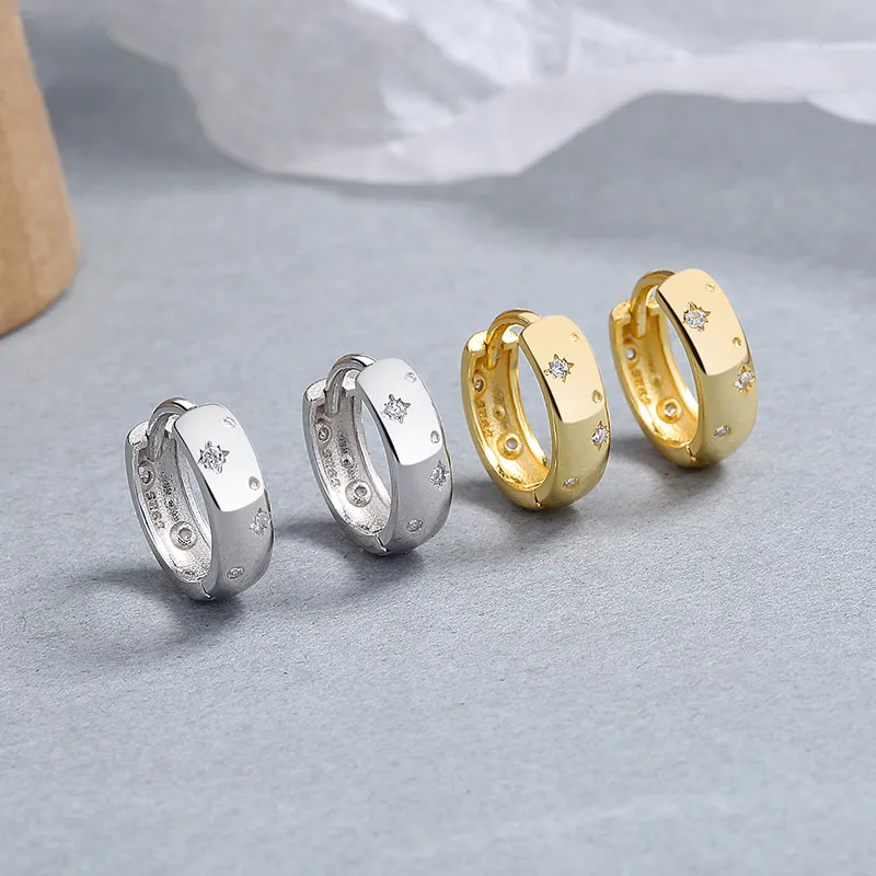 CENTURY&KINDLE S925 Silver Earrings Women's-4