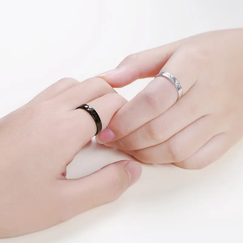 CENTURY&KINDLE S925 Silver Rings Unisex-5