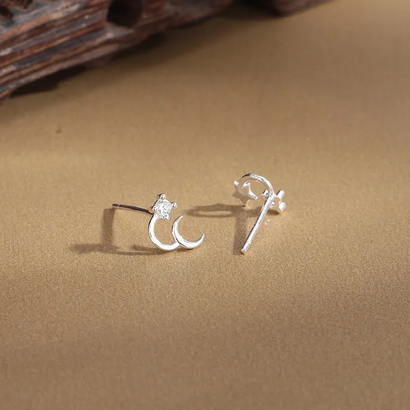 CENTURY&KINDLE 999 Fine Silver Stud Earrings Women's-1