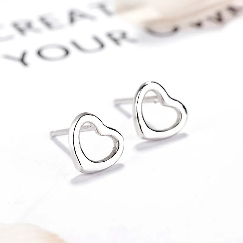 CENTURY&KINDLE S925 Silver Stud Earrings Women's-1