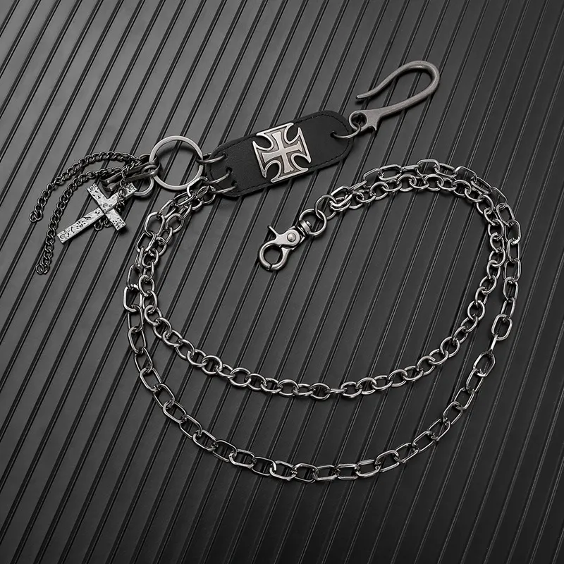 CENTURY&KINDLE Metal Pants Chains Unisex-2