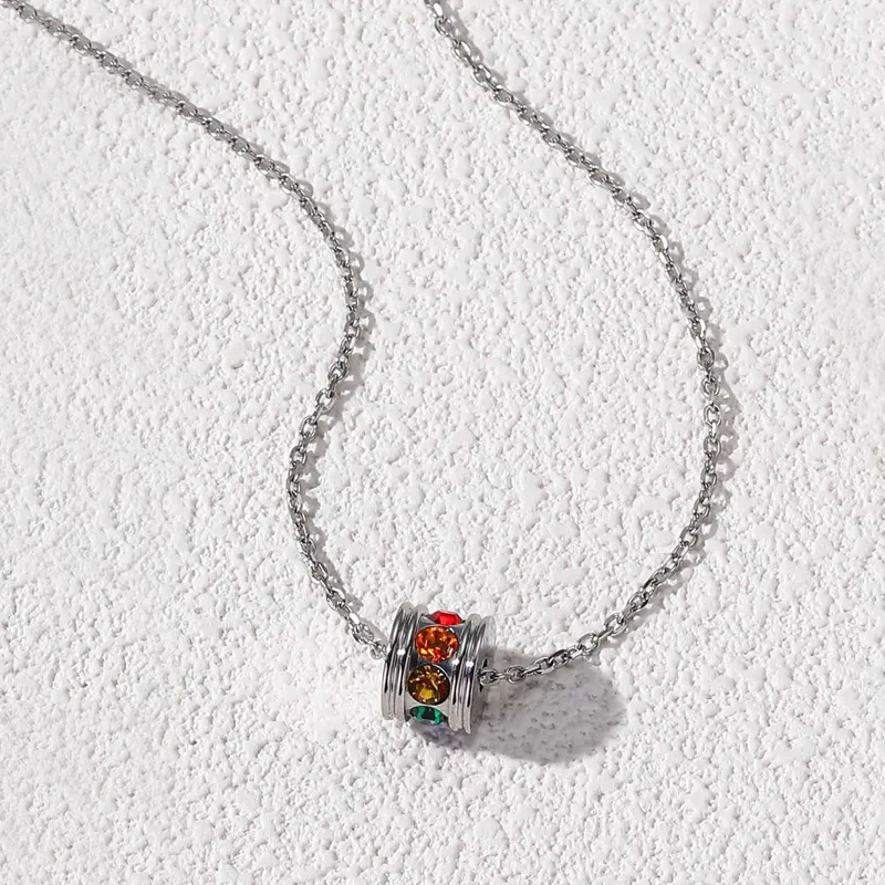 CENTURY&KINDLE Titanium Steel Necklaces Unisex-4