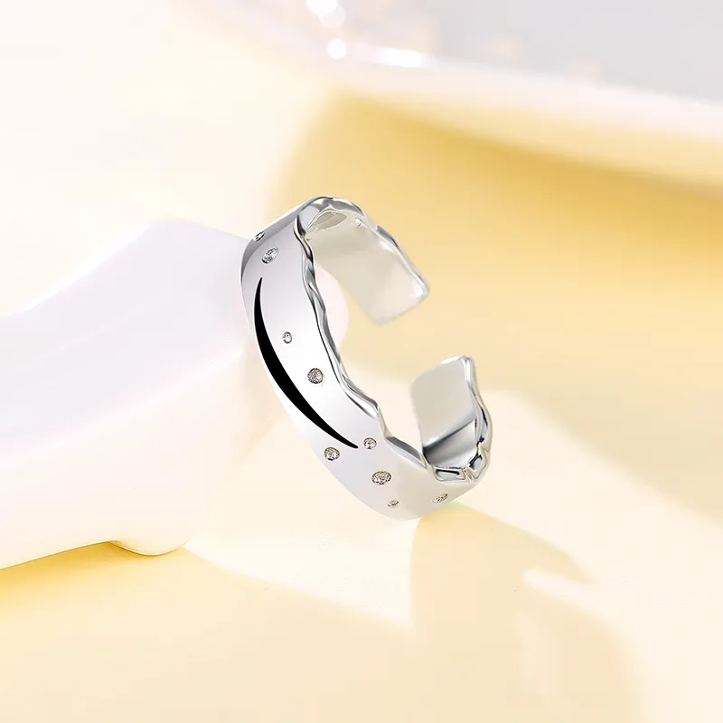 CENTURY&KINDLE S925 Silver Rings Unisex-1